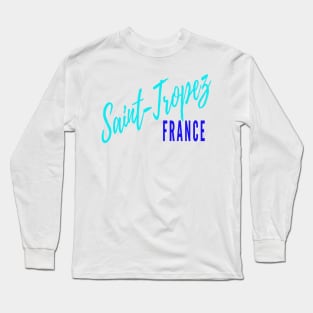 St Tropez France Long Sleeve T-Shirt